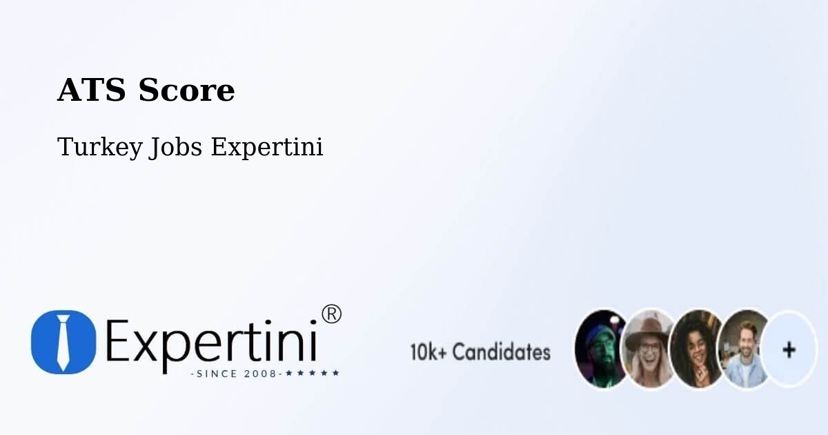 Resume ATS Score & Job Description Match Tool – Gönen - Turkey Jobs Expertini